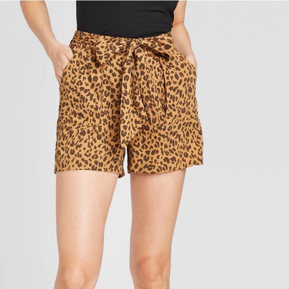 Target High-Rise Tie Waist Shorts